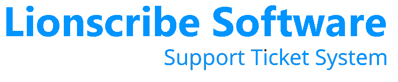 Lionscribe Helpdesk